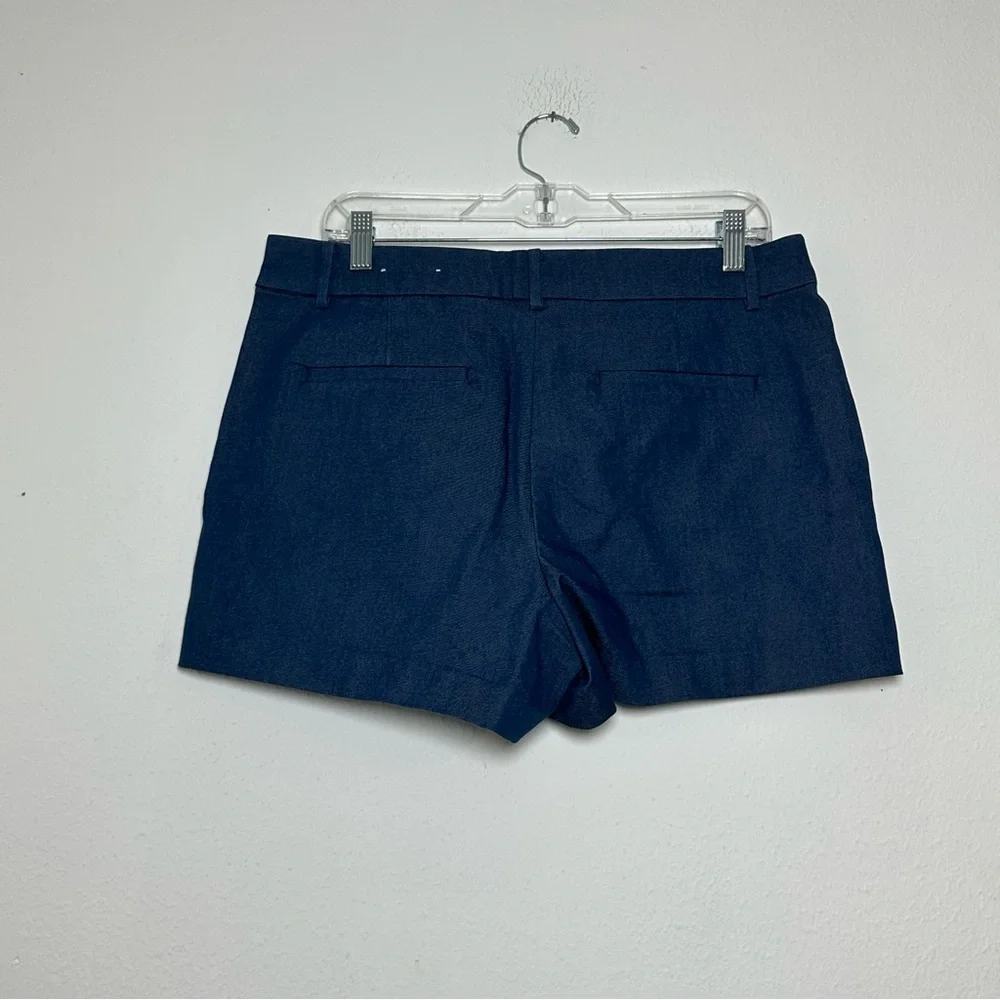 LOFT The Riviera Shorts in Refine Denim High Waist in Blue - Picture 4 of 15